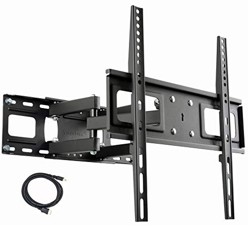 VideoSecu MW340B2 Soporte de Pared para TV para la mayoría de televisores de Pantalla Plana LED, LCD, OLED y Plasma de 32 a 65 Pulgadas, con inclinación de Movimiento Completo, Brazos Dobles