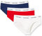 Calvin Klein Hip Brief 3Pk 0000U2661G, Slip, Uomo, Multicolore (White/Red Ginger/Pyro Blue), M