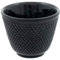 Iwachu Japanese Iron Tea Cup, Black Hobnail