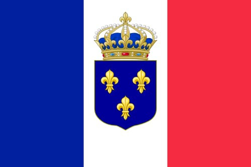magFlags Drapeau Large Constitutional Royal France | A proposed flag of France | drapeau paysage | 1.35m² | 90x150cm