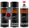 TRISTARcolor Autolack 2K Spraydosen Set für Ssangyong RAJ Indian Red Perl Grundlack Basislack 2 Komponenten Klarlack Sprühdose