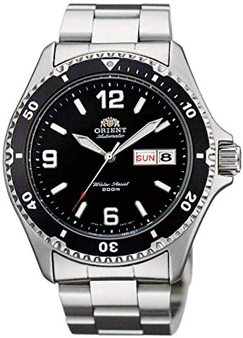 Orient Damen Analog Automatik Uhr mit Edelstahl Armband FAA02001B9