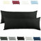 CelinaTex Active Seitenschläferkissen Bezug Doppelpack Set 40x200 schwarz Baumwolle Jersey Stillkissen Kissenhülle 5001573
