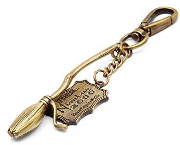 Harry Potter Harry Potter Nimbus 2000 Key Ring Schlüsselanhänger 16 Centimeters Gold