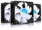AABCOOLING Super Silent 80mm Fan - Silent and Efficient with 4 Anti-vibration Pads, CPU Cooler, Airflow - Value Pack 3 Pieces, 13.9 dB(A), 19.4 CFM, 1600 RPM