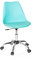 hjh OFFICE 742009 Retro Bürostuhl Fancy PRO Kunstleder Türkis Home-Office Drehstuhl höhenverstellbar