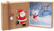 ZauberDeko Geldgeschenk Verpackung Weihnachten Natur Xmas Weihnachtsmann Schlittschuh Eisbär