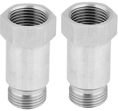 sn Adapter,s Nach Kat Dummy,s Vor Kat,s Adapter,Abstandter Für Saueoffsensor-Extender,2Er-Pack O2-Edelstahl-Saueoffsensor-Spundadapter-Verlängerungsver
