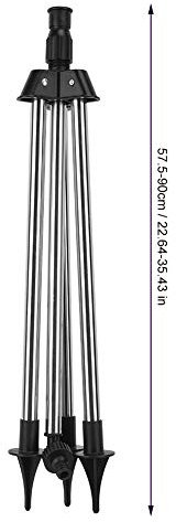 Annjom Trípode Ajustable de Acero Inoxidable + Material ABS, trípode para aspersor de riego, Soporte de trípode Ajustable, trípode para riego agrícola riego de Jardines