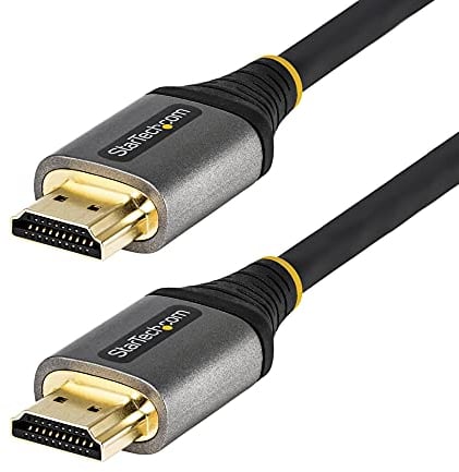 StarTech.com Cable de 3m HDMI 2.1 8K - Cable HDMI Certificado de Ultra Alta Velocidad - 48Gbps - 8K 60Hz - 4K 120Hz - HDR10+ - eARC - Cable HDMI Ultra HD 8K - Cubrimiento de TPE (HDMM21V3M)