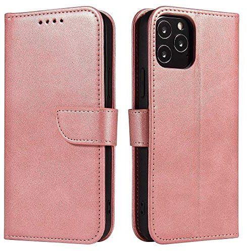 COFI 1453 Premium Magnet Case Buch Tasche Schutzhülle aufklappbare Hülle Standfunktion Zubehör kompatibel mit Samsung Galaxy S22 (SM-S901B) Rosa