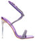 Damen Strass Klar High Heel Sandalen, Flieder Strass, 37.5 EU