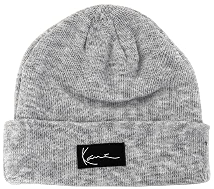 Karl Kani Accessoires KA223-009-3 Signature Beanie Grey Melange Grey Melange, one Size