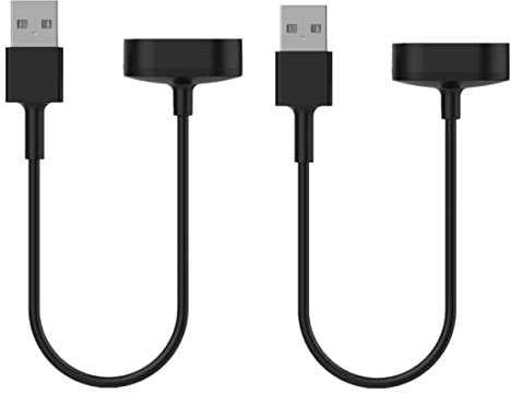 ZHIYONG Ladegerät Kompatibel mit Fitbit Inspire/Inspire HR/Ace 2, Magnetisch USB Kabel Ladegerät USB Magnetisches Ladekabel Kabel für Fitbit Inspire/Inspire HR/Ace 2 (2pcs-15cm)