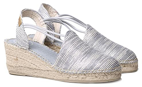 Toni Pons Espadrille aus Stoff für Damen - Tania-ZR - Blau, 38 EU