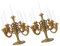 HOMSFOU 2pcs candelabra cake stand candelabra taper candelabra candles taper candlestick holder candelabra candle holder candles for cake candle stick holder christmas props Birthday Cake