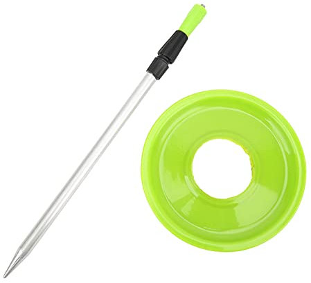 Vassoio per Esche, Esca da Pesca in Plastica Resistente E Durevole, Accessori da Pesca Magnetici Resistenti E Durevoli con Presa di Terra per La Pesca All'aperto(Verde)