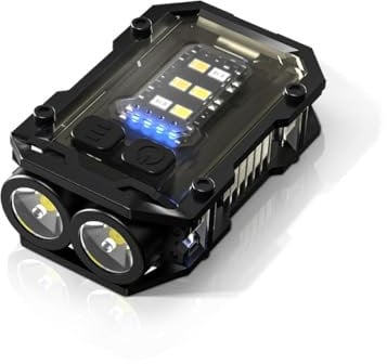 WARSUN 300 Lumens Mini Rechargeable EDC Flashlight – Compact Magnetic LED Torch with Pocket Clip, Lightweight & Water-Resistant, Ideal for Camping, Hiking, Emergencies