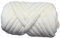 Chunky Cotton Tube Garn Handgestrickte Kristall Weiche Samt Gefüllte Garn 3cm Dicke Erstellen Grobe Warme Atmungsaktive Decken für Arm Stricken und DIY Projekte Tasche (13 Milchweiß)
