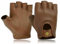 COLOURLINX Fingerlose Herren-Lederhandschuhe, Halbfinger, Fahren, Radfahren, Fitnessstudio, Rollstuhl, Motorrad, Sommer, Biker-Handschuhe, weiches echtes Lammleder, Hellbraun, Größe L