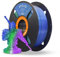 PLA+ 3D-Druckerfilament, Seiden-Trichromatische Coextrusion, 1,75 mm & 1 kg Spule, wiederverwendbares Fach, Hochgeschwindigkeitsdruck, Genauigkeit +/- 0,02 mm -Blue Green Purple