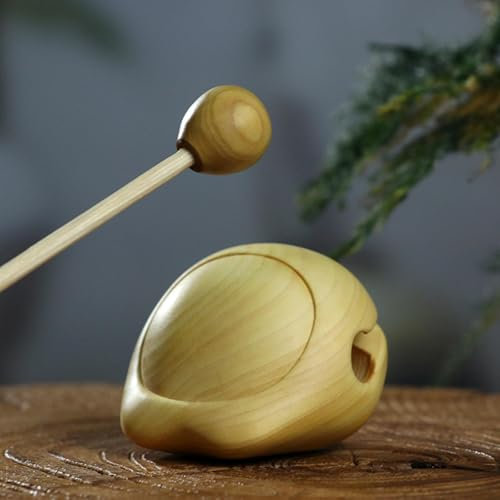 NEMAYING Holzstatue Zen Holz Fisch Handgemachte Holzschnitzerei Dekoration Buchsbaum Jahrgang Dekoration Ornament Wohnzimmer Schlafzimmer Büro Feng Shui Skulptur Ornament