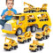 iKidiki Kinderspielzeug ab 2 3 4 5 6 Jahre, Ferngesteuertes Auto ab 1-6 Jahre Geschenk Junge 1-6 Jahre RC Auto Lkw Spielzeug ab 1-6 Jahre Baustellenfahrzeuge Kinder Geburtstagsgeschenk Junge 1-6 Jahre