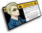 2PCS Cartoon Anime Jujutsu Kaisen Car Sticker for Nanami Kento Warning Decal Anime Vinyl JDM Window Stickers 15cm x 8cm