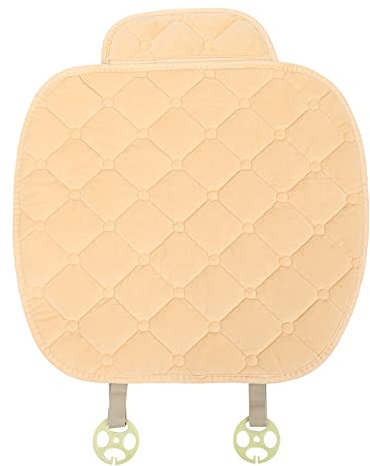 CHILDWEET 1Stk Sitzkissen Autositzbezüge Gürtel Booster Cool Unterlage auto innenraum heizung auto autositzüberzug pkw zubehör sitzpolster Autositz-Plüschpolster Autositz-Plüschmatte Beige