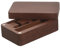 FRCOLOR 2Er-Packung Manschettenknopfbox aus Walnussholz Clip Männer Boxen mit Deckel schmuckkasten holz schmuckbox holz Schachteln für Manschettenknöpfe Reiseetui für Krawattenklammern