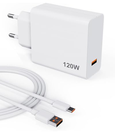 120W USB C Ladegerät für Xiaomi 17t 17 15 14 14t 13 12 Poco F8 Ultra X8 F7