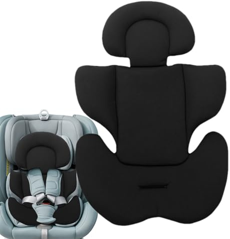 Cojín para cochecito de bebé, cojín para asiento de coche para recién nacido - Reposacabezas Suave Portátil - Almohadilla de inserción para asiento de cabeza y cuello, soporte para el cuerpo, funda pa