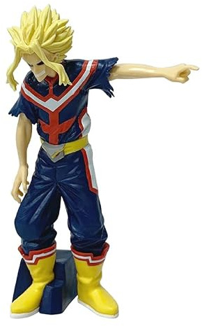 REOZIGN Figur All Might stehend, 18 cm, handgefertigt, Videospielfigur, Sammlerdekoration, für Anime-Fans