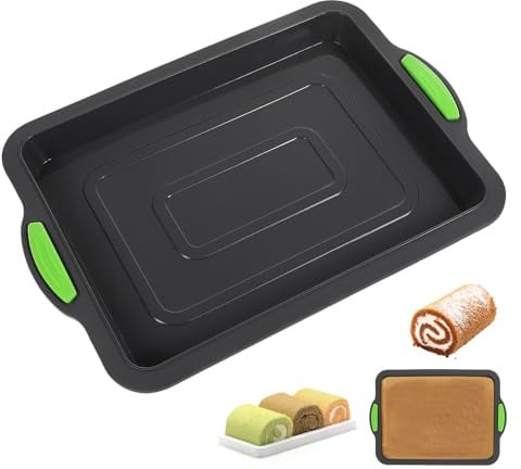 LALAFINA Quadratische Silikon-backform, Hitzebeständig, Antihaftbeschichtet, Ideal für Brownies, Kuchen, Brot, Torten Und Lasagne