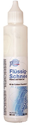 CREARTEC - Flüssig Schnee Liner - für einen feinen Schneebelag - 88 ml - Made in Germany