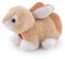 Trudi 50438 Sweet Collection Kleiner Hase ca. 7 cm, Größe XXS, Stofftier mit weichen Materialien und liebevollen Details, Plüschtier waschbar, Kuscheltier für Kinder & Babys, Beige