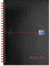 Black n' Red A5 Ruled A-Z Twinwire Hardback Notebook - Black/Red