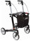 Premium Rollator Mobilex Gepard, Kohlefaser Carbon, faltbar, mit Vollausstattung, Tasche, Stockhalter, Sitz, Carbonrollator bis 150 kg