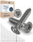 Schrauben Torx Edelstahlschrauben 5x40 Edelstahl V2A rostfrei Spanplattenschrauben für Holz Teilgewinde 5mm stark 40mm lang 50 Stück Holzschrauben Holz A2