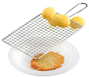 Kartoffelreibe Edelstahl Reibe für Kartoffelpuffer Reibekuchen Rösti Gitter Profi Qualität