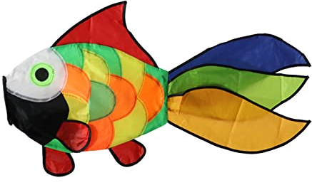 9KM DWLIFE Regenbogen Windsäcke Fisch Windsack Netze Wind Spinner 0.8m Outdoor Hanging
