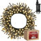 Festive Fix Christmas Tree Lights - 20m, 200 LED Waterproof Light for Indoor & Outdoor Xmas Decoration, Energy-Saving Mains Powered String Lights with Timer & 8 Modes