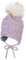Sterntaler Baby - Mädchen Strickmütze Baby Strickmütze mit Pompom, flieder, 49