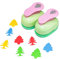 Cady Craft Stanzer 3,8 cm Weihnachtsbaum Papier Stanzer Set EVA Scrapbooking Stanzer