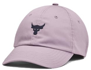 Under Armour Damen Project Rock Cap, Flieder, Baumwoll-Twill-Stoff, weich, Bequeme Passform, violett, Einheitsgröße