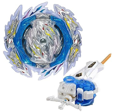 Netoke Gyros Kreisel Set, 4D Metall Fusion Kampf Kreisel, Mit Battling B-200 Heiliges Schwert Launcher LR Geschenk-Set, Modelle: B-189