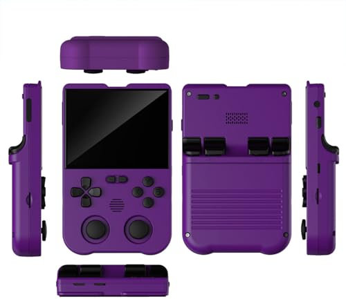 WUBA XU10 Handheld Game Console, 3.5-inch IPS 128G Screen Retro Portable Handheld Games Consoles with 11000+ Games, 3000mAh Battery, Video Game Console Support 20 Emulators Portable Games