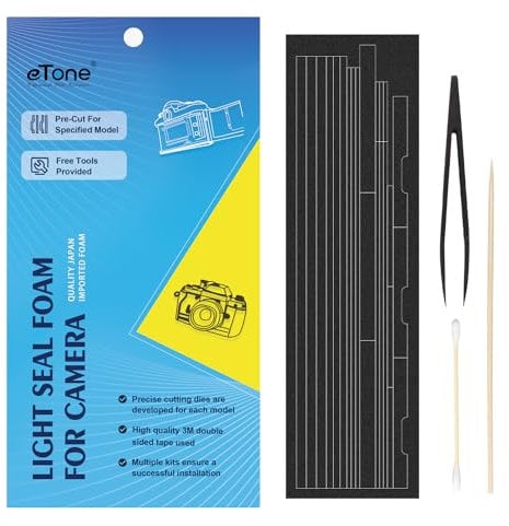 eTone Custom Pre-Cut Premium Light Seal Foam Sponge Kits Reparatur für Pentax SP/SPII/SPF/Pentax K1000 selbstklebend
