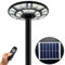 DE ROSA SHOP Lampione Solare Led Esterno, Lampione da Giardino 1200 Watt forma Ufo con Telecomando e Staffa, Sensore di Movimento e Crepuscolare, Luce Bianco Fredda, Impermeabile IP 67.
