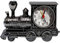 WOFASHPURET Railway Engine Alarm Clock Kreatives Desktop Ornament Für Schlafzimmer Und Wohnzimmer Lustiger Zugdesign Tischwecker Aus Leicht Und Tragbar Für Eisenbahnliebhaber